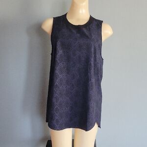 Athleta Sleeveless Navy Top